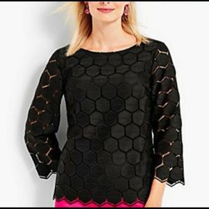 RSVP by Talbots Hexagon Lace Top